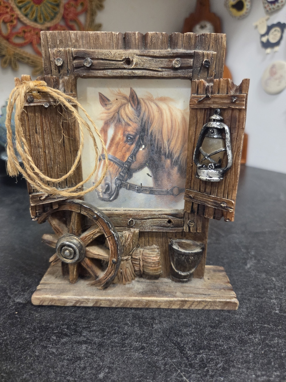 Rustic Horse Candle Holder